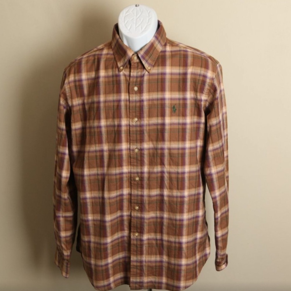 Ralph Lauren Men's long sleeve multicolored dress or casual shirt L
